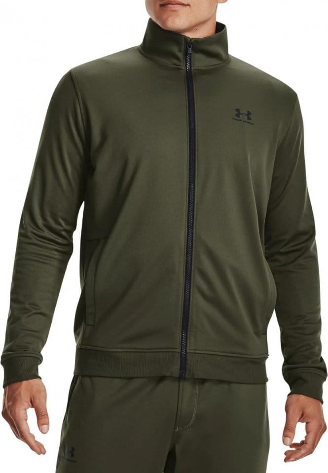 Jack Under Armour SPORTSTYLE TRICOT JACKET-GRN