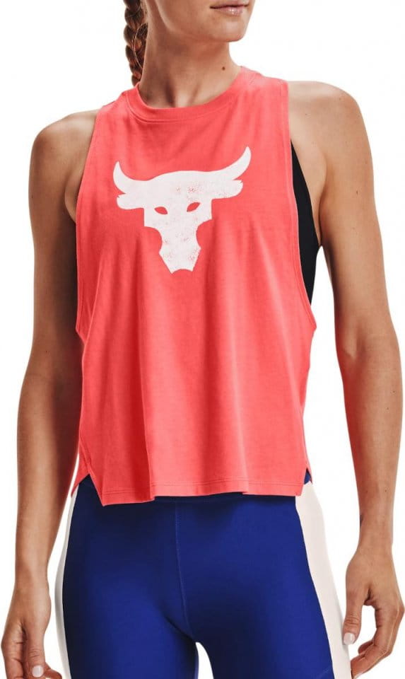 Tanktop Under Armour UA Project Rock Bull Tank-RED
