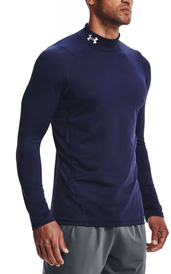 T-shirt met lange mouwen Under UA CG Armour Fitted Mock-NVY