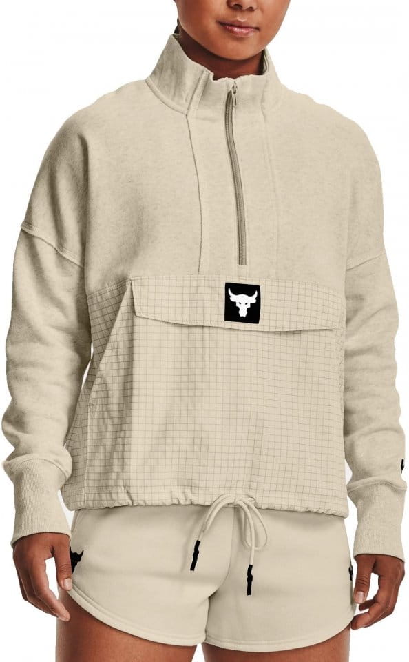 Sweatshirt Under Armour UA Prjct Rock Fleece 1/2 Zip-BRN