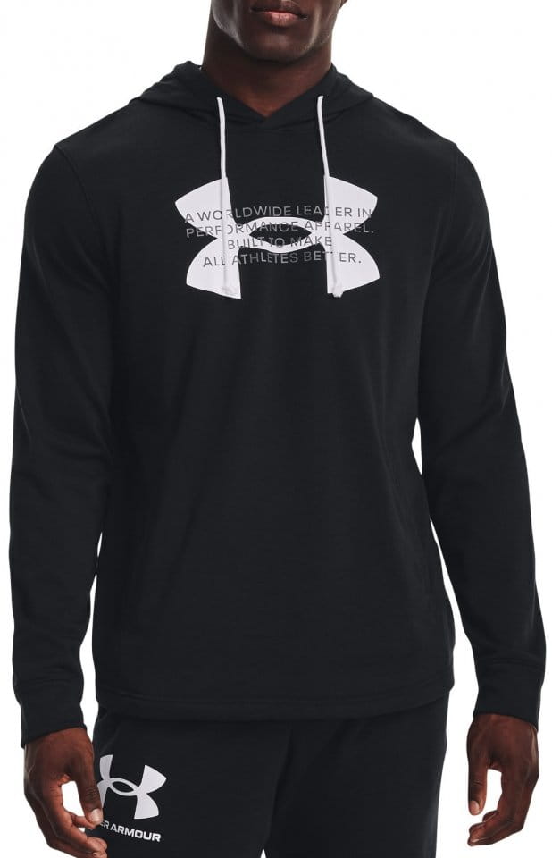 Sweatshirt met capuchon Under Armour UA Rival Terry Logo Hoodie-BLK