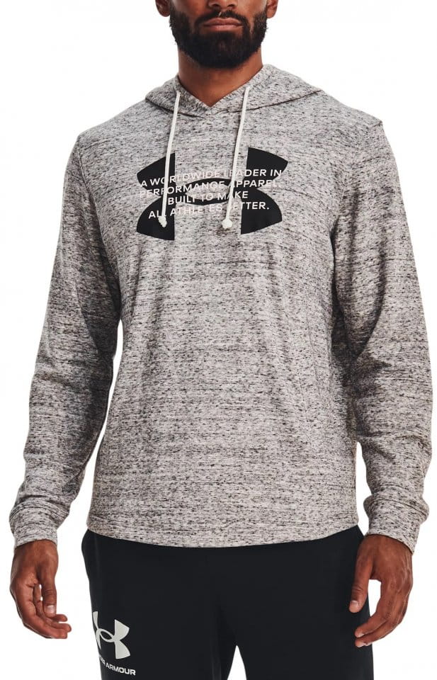 Sweatshirt met capuchon Under Armour UA Rival Terry Logo Hoodie-WHT