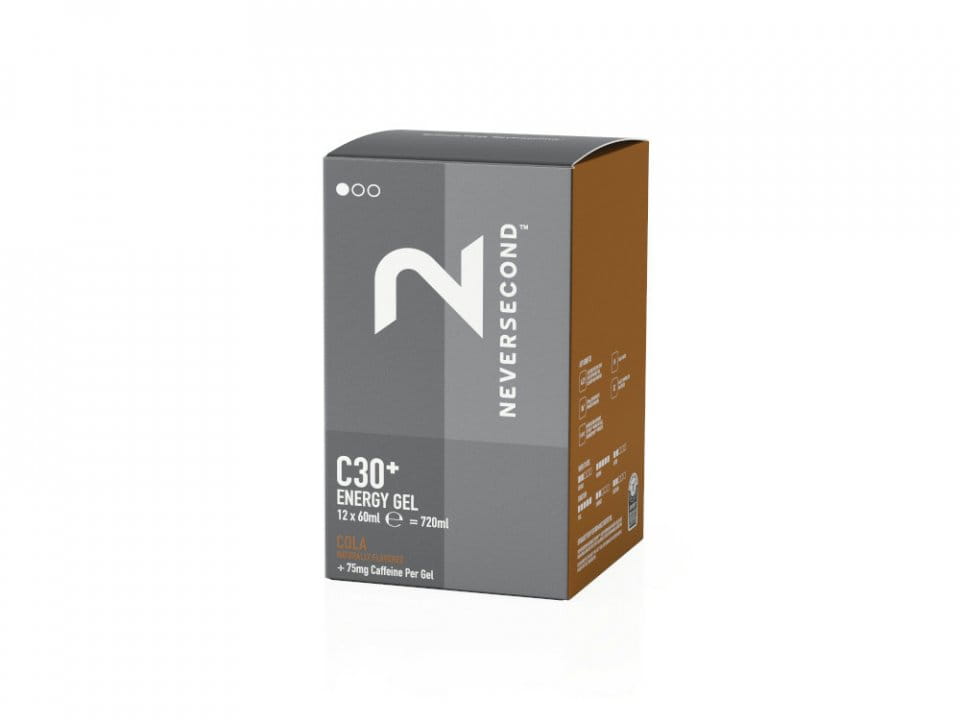 NEVERSECOND Energy Gel C30 Cola 60 ml | 12 zakjesdoos