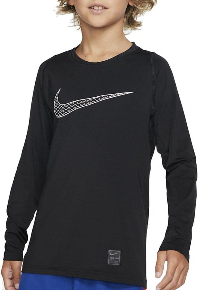 T-shirt met lange mouwen Nike B Pro TOP LS FTTD