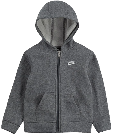 Sweatshirt met capuchon Nike Club Fleece Hoodie Kids Grey