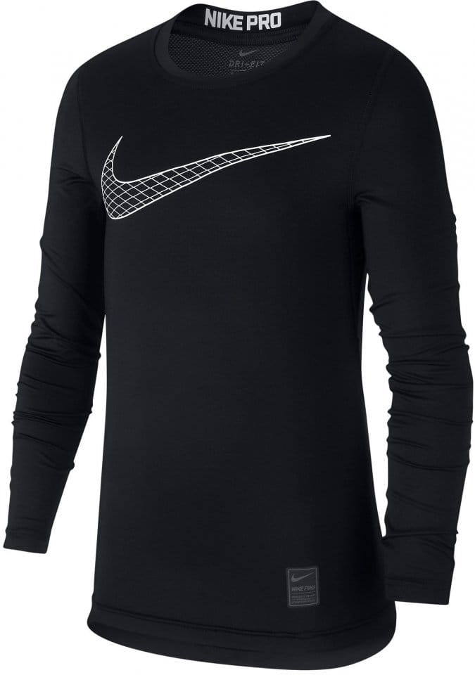 T-shirt met lange mouwen Nike B Pro TOP LS COMP HO18 2