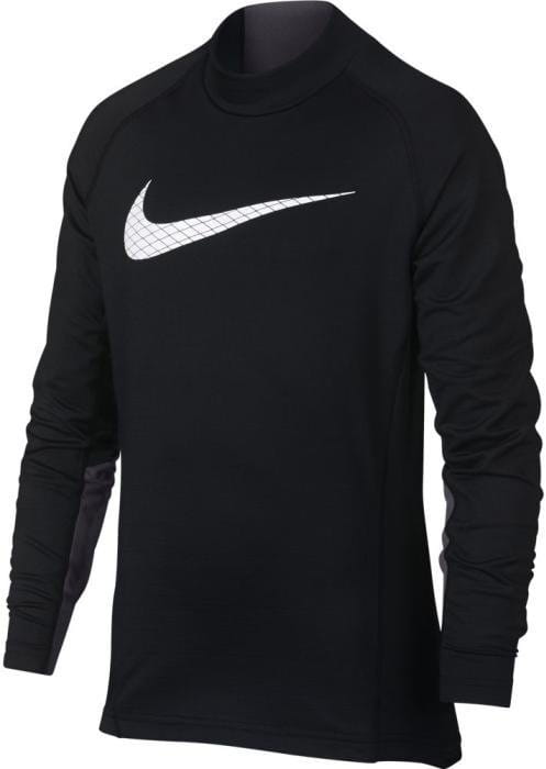 T-shirt met lange mouwen Nike B Pro LS THERMA MOCK GFX