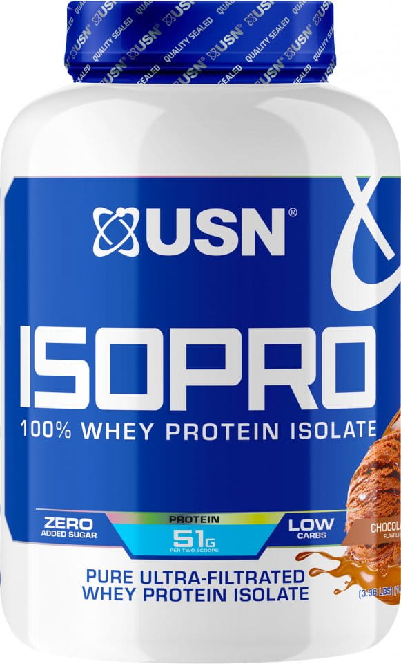 Eiwitpoeders USN IsoPro Whey Protein Isolate (čokoláda 1.8 kg)