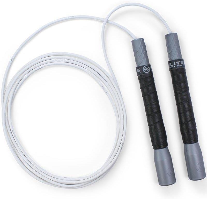 Springtouw ELITE SRS Pro Freestyle Jump Rope - Silver Handle/White Cable