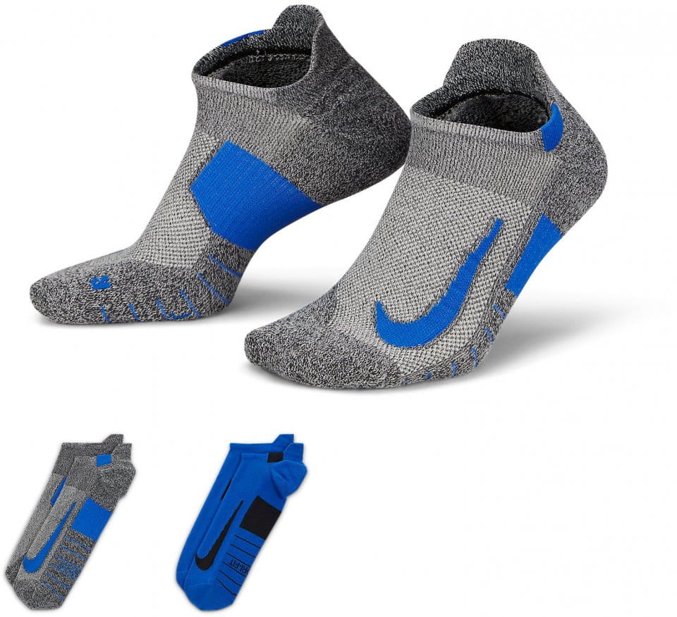 Sokken Nike Multiplier Running No-Show Socks (2 Pairs)